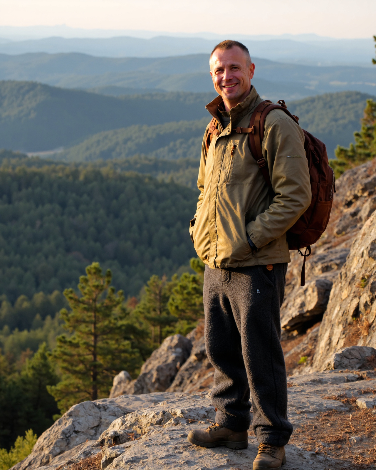 Template example Mountain Trek 2 (male)